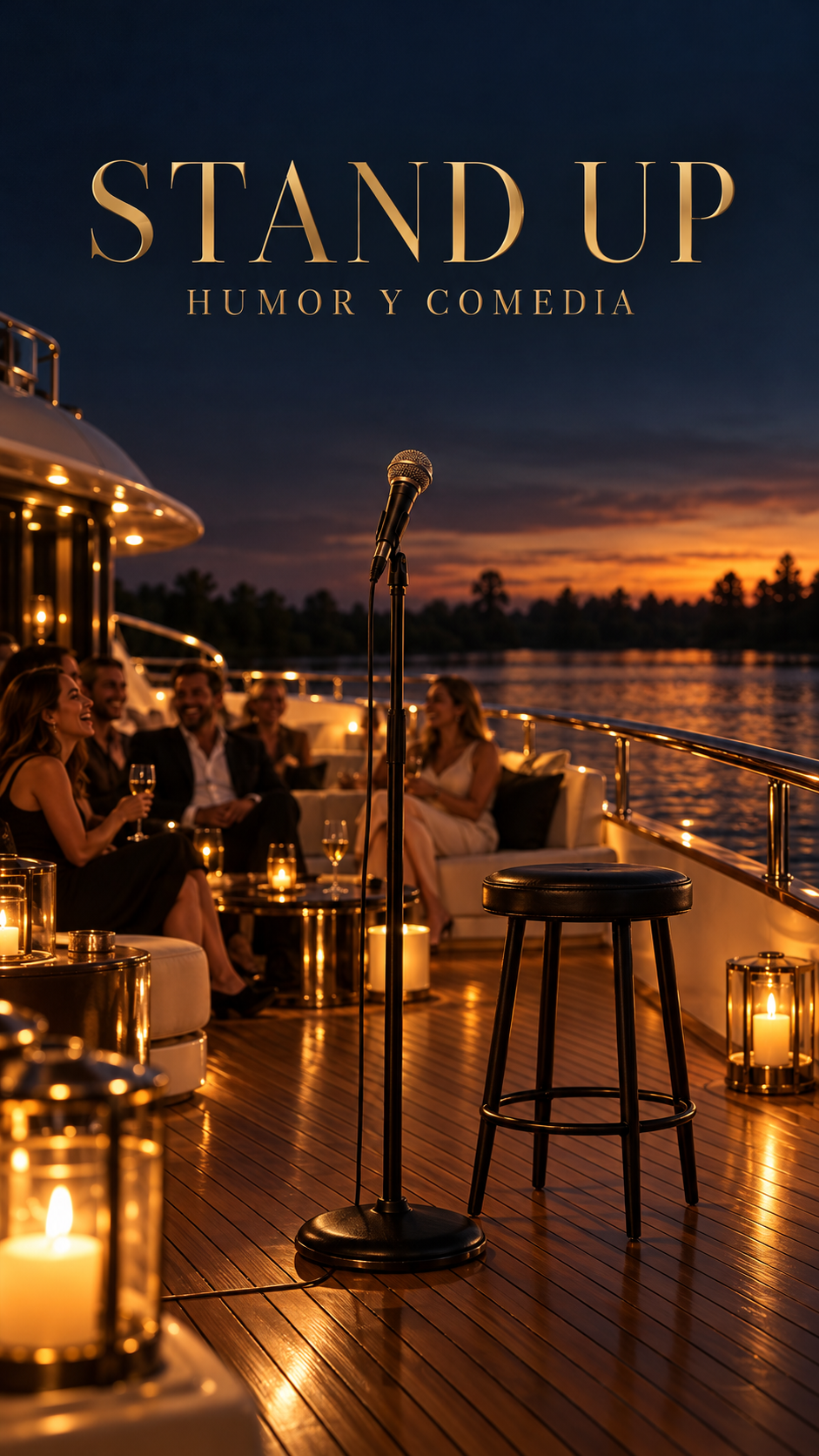 Stand up, humor y comedia a bordo de Private Yacht Series